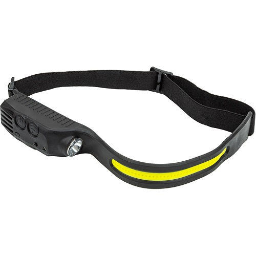 Flashlight COB +XPE Sensor Rechargeable Headlamp, 350lm, IPX4, USB-C