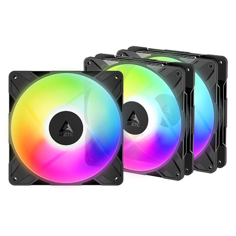 ARCTIC P14 PRO Reverse PWM PST A-RGB High-Performance Fans, 4-pin, 140mm, 3pcs