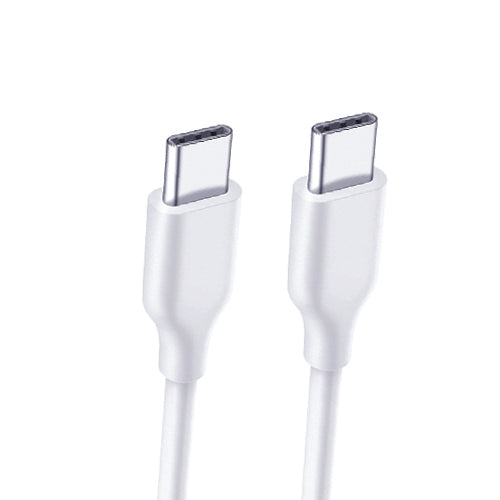 Cable Type-C - Type-C (in plastic bag, white, 1.8m)