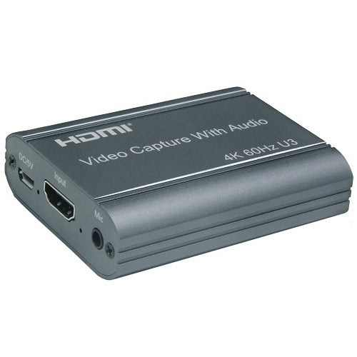 Video Capture with Loop HDMI, USB3.0, 4K 60Hz