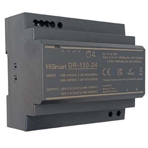 Power supply 24V, 6.25A, 150W, DIN