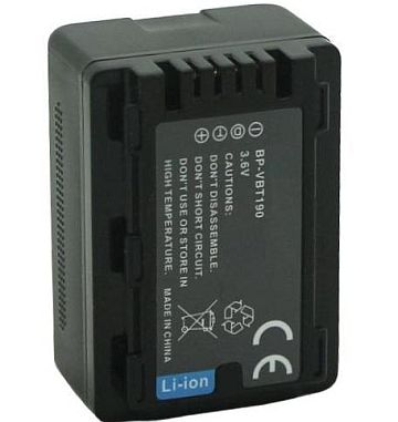 Panasonic, battery VW-VBT190