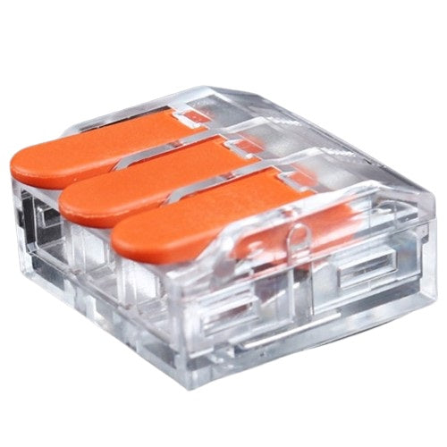 Splicing Connector with Lever, 3x 0.5-6.0mm², 41A, 450V, 20pcs