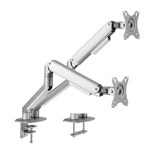 Dual 17"-32" Monitor Spring-Assisted Arm Mount