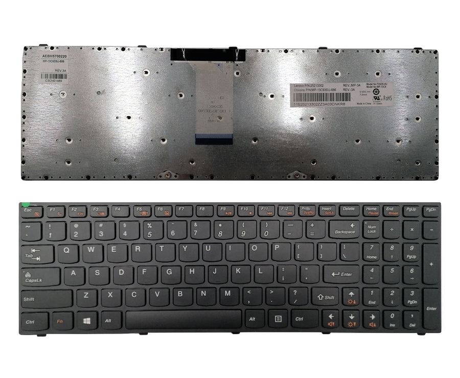 Keyboard for Lenovo: FLEX 4, FLEX 4-15, 4-1570 UK