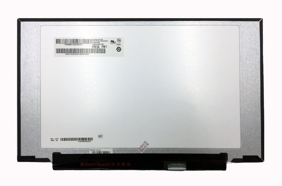 LCD screen 14.0" 1920x1080 FHD, LED, IPS, SLIM, matte, 30pin (right), A+