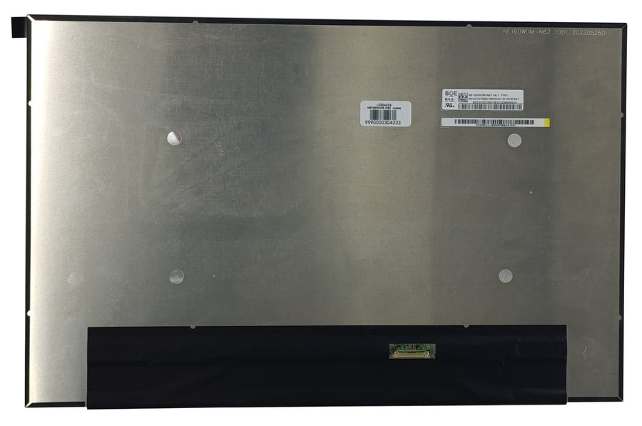 LCD Screen 16.0", 1920x1200, WLED, SLIM, IPS, 60Hz, matte, 30pin (right), A+