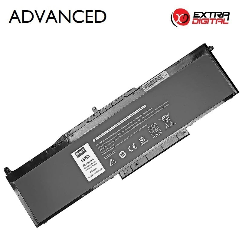 Notebook Battery DELL VG93N, 6000mAh, Extra Digital Advanced