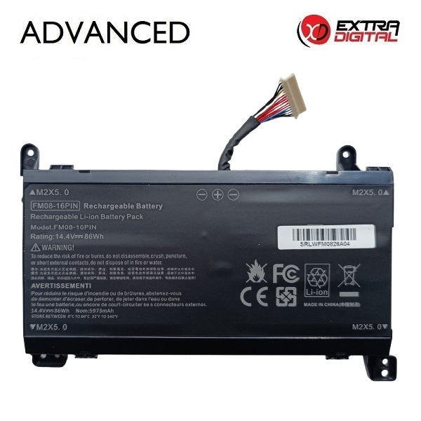 Notebook Battery HP FM08, 86Wh, 5973mAh, 16 pin, Extra Digital Advanced