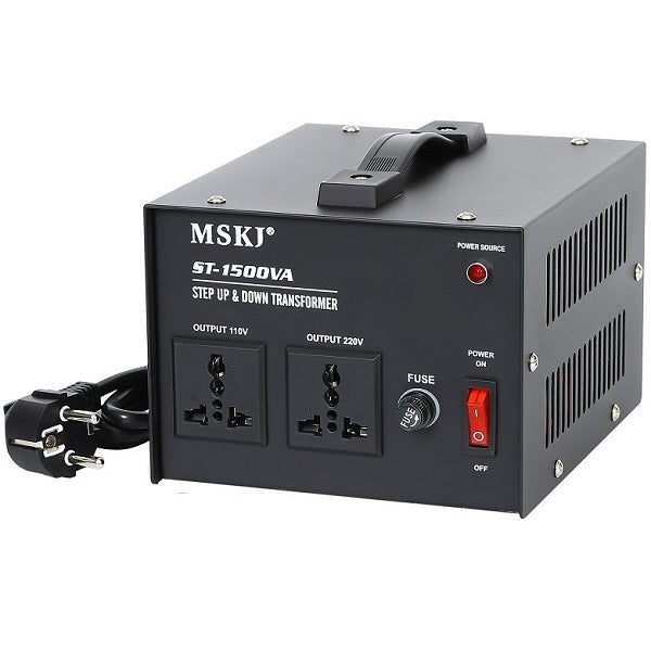 Voltage Transformer 110VAC-220VAC/ 220VAC-110VAC, 1500VA