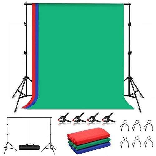 Photo Studio Background Support 2x2m, Backdrops RGB