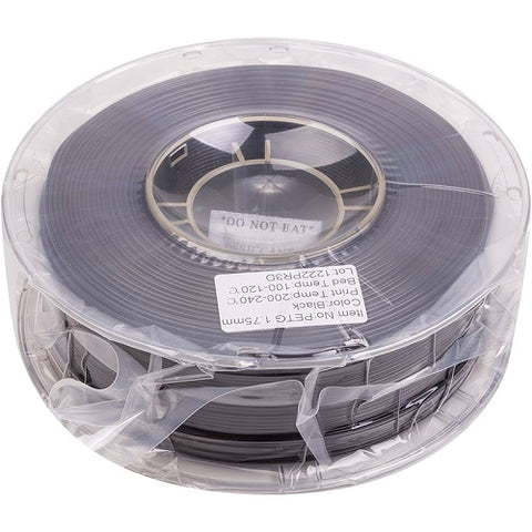 3D Printing Filament PETG, 1.75mm, 1kg, Black
