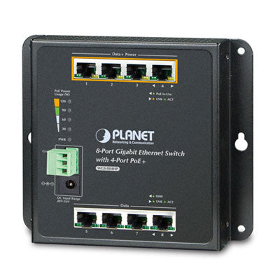 PoE switch 4x Gigabit PoE+ 4x Gigabit UPLINK, 120W, Industrial