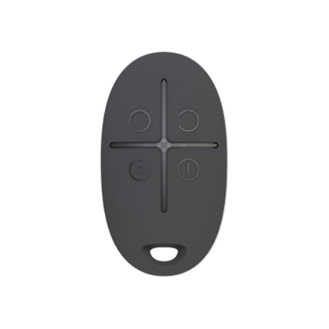 Ajax SpaceControl Key fob with a panic button (black)