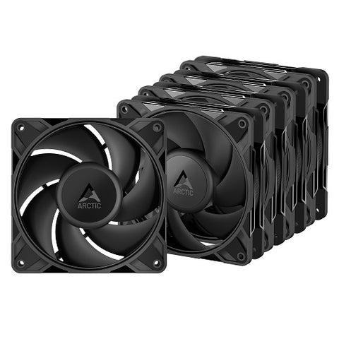 ARCTIC P12 PRO PWM PST High-Performance Fans x5, 4-pin, 120mm, black