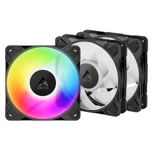 ARCTIC P12 PRO PWM PST A-RGB High-Performance Fans, 4-pin, 120mm, 3pcs