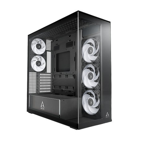 ARCTIC Premium E-ATX PC Case Xtender Black (Clear Glass)
