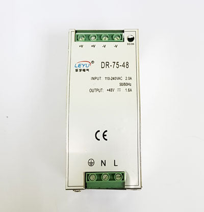 Power supply 48V, 1,6A, 75W, DIN rail