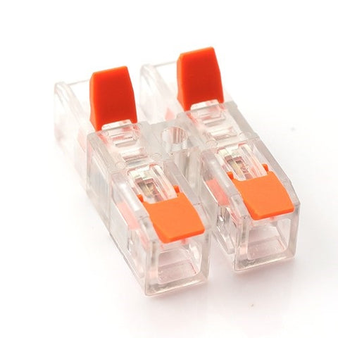 Splicing Connector, Inline with Lever, 2-2, 0.2–4.0mm², 32A, 450V, 20pcs