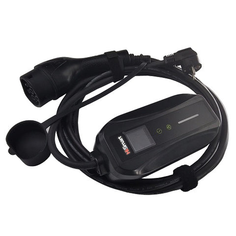 Electric Car Charger Type 2 - Schuko (220V), 6-16A, 3.5kW, 1-phase, 5m