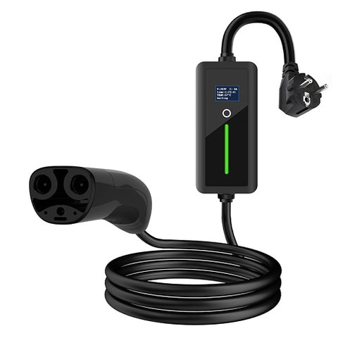 EV Charger for TESLA NACS  - Schuko (220V), 8-16A, 3.5kW, 1-phase, 5m