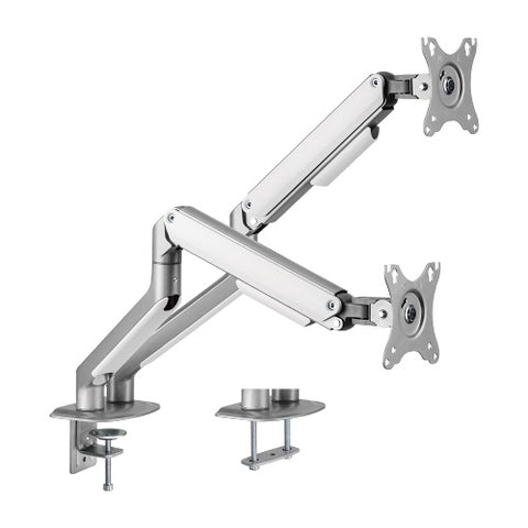 Dual 17"-32" Monitor Spring-Assisted Arm Mount