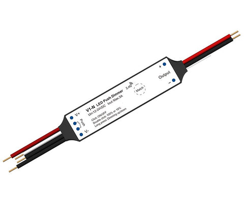 V1-N Controller, 12-24V, 1x 3A, Push-Dimm