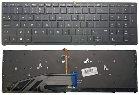 Keyboard HP ZBook 15 G3, G4, 17 G3, G4 (US) with backlight