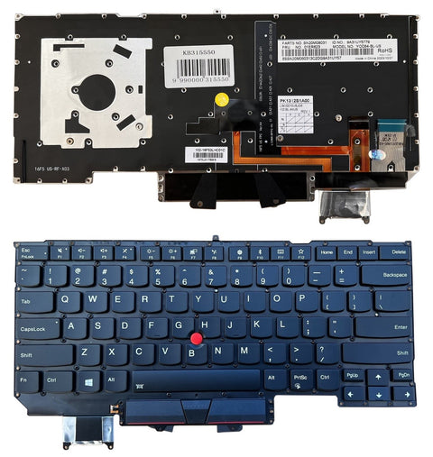 Keyboard LENOVO X1 Carbon Gen 6, with Trackpoint, with Backlight, US