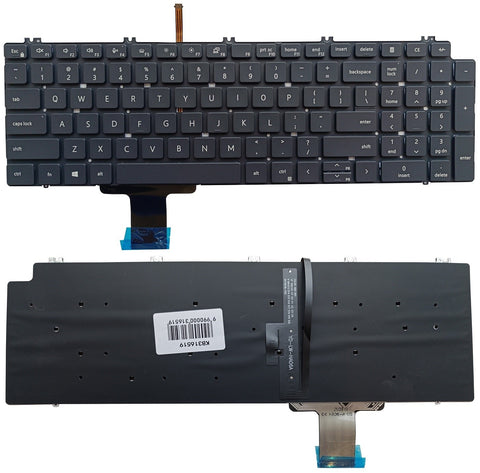 Keyboard DELL Precision 7550, 7560, 7750, 7760, with Backlight, US