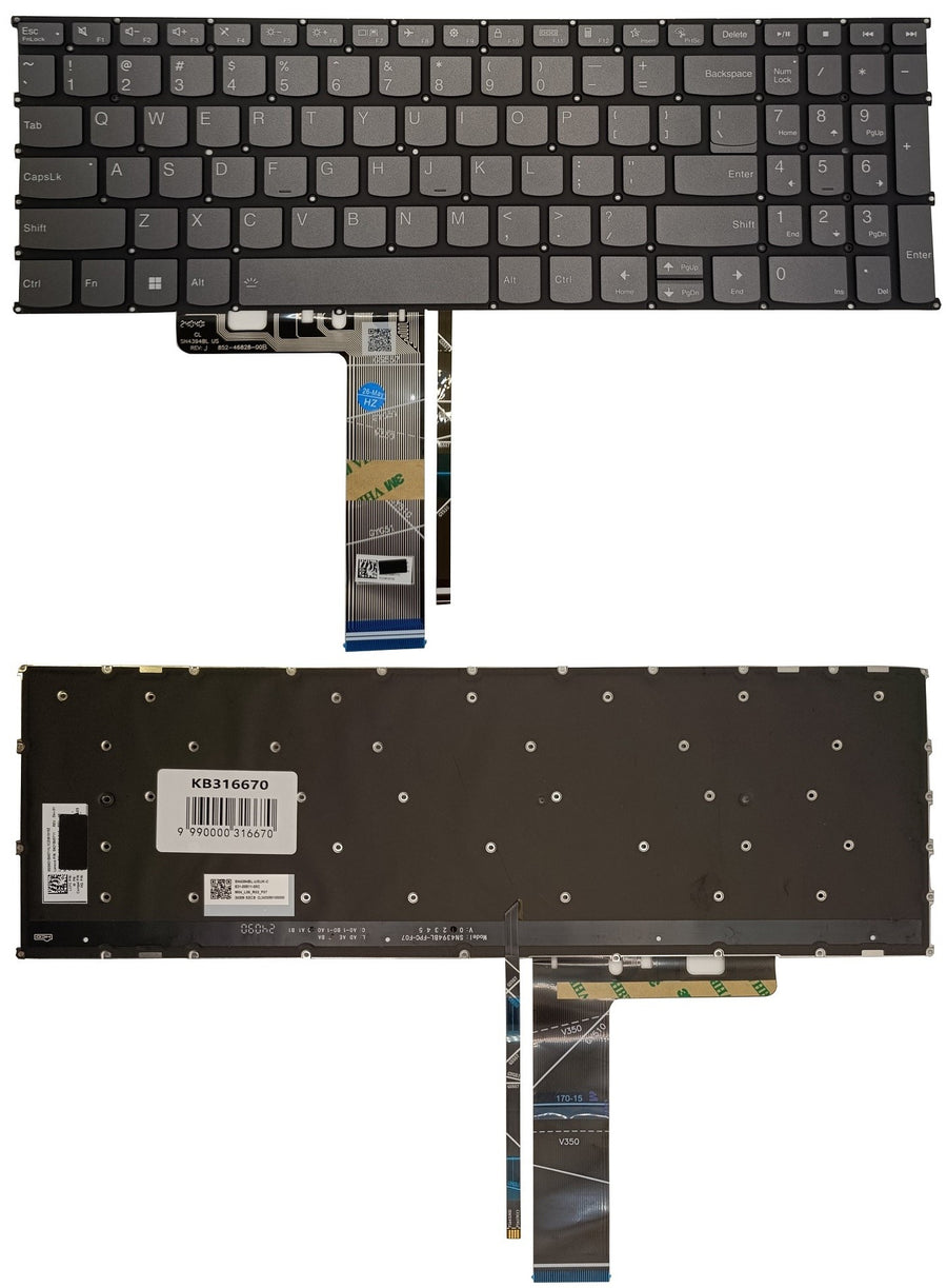 Keyboard LENOVO IdeaPad Slim 3 15IAH8, with backlit, US