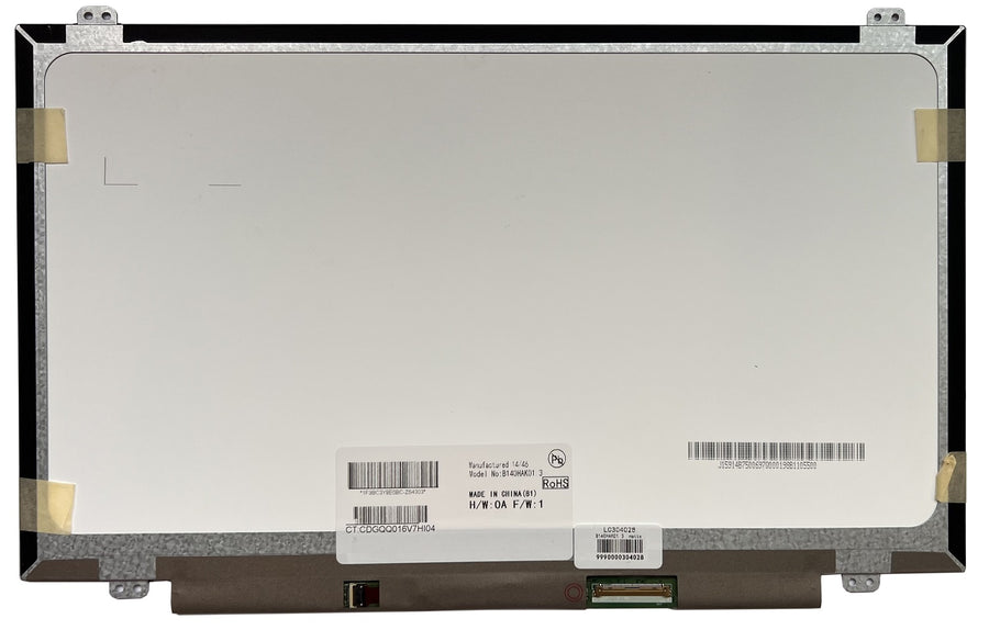 Notebook screen 14.0" 1920x1080 FHD, LED, Touch, SLIM, matte, 40pin (right), A+