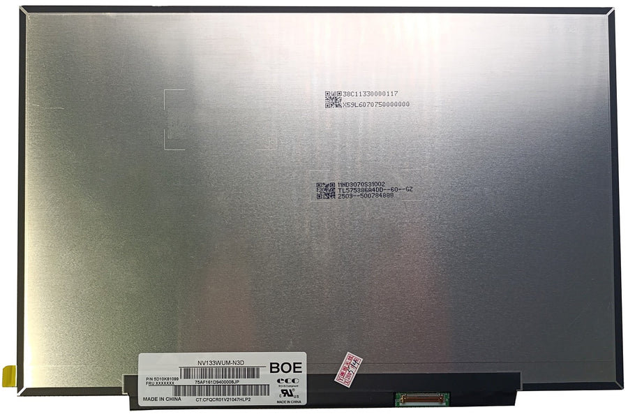 LCD screen 13.3" 1920x1200, WLED, IPS, SLIM, matte, 30pin (right), A +