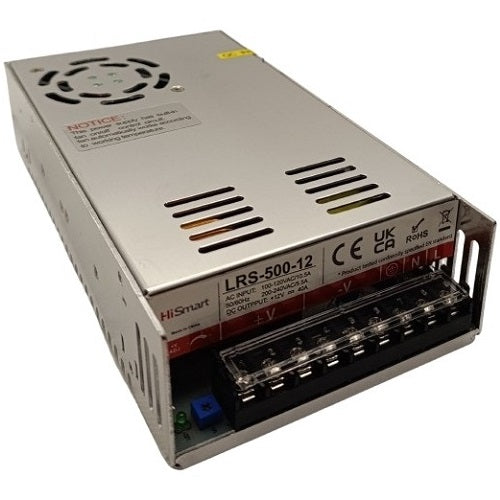 Power supply 12V, 40A, 500W
