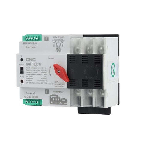 Automatic Transfer Switch CNC  3P 220V 100A
