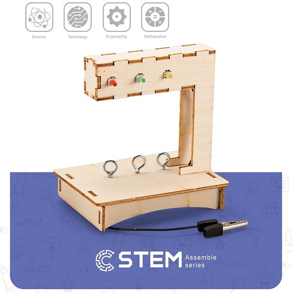 Wooden Assembly Kit Traffic Lights, STEM Educational Toy