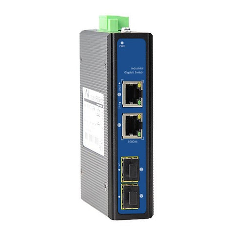 PoE switch 2x Gigabit PoE+2x SFP UPLINK, 45W Industrial