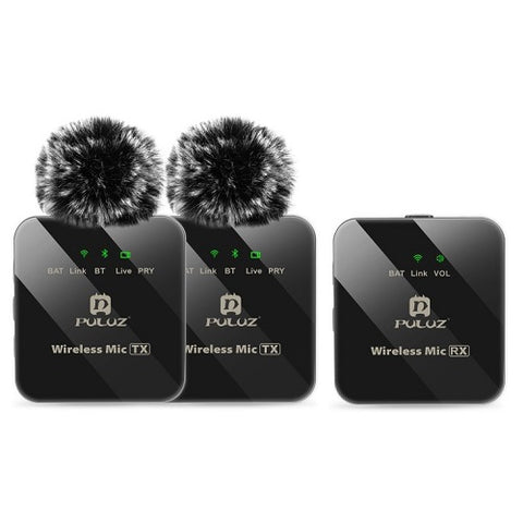 Wireless Lavalier Dual Microphone, OTG USB Type-C, Lightning