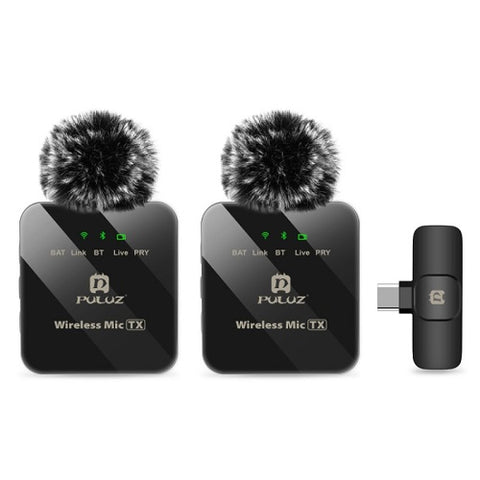 Wireless Lavalier Dual Microphone for Type-C Phone