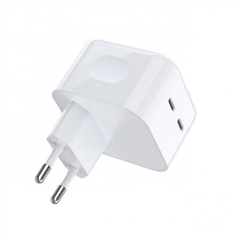 Charger CHOETECH 2x USB Type-C, 35W, PD3.0, Qc3.0