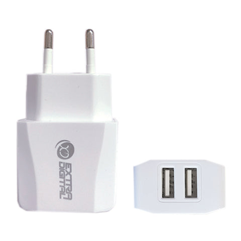 Charger EXTRA DIGITAL 2xUSB: 220V, 2.1A