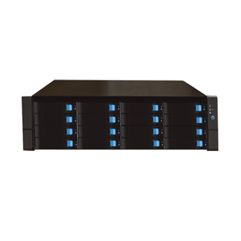 Data storage server 16xHDD 3.5", 3U 19" rack G3900, 8GB ram, 128gb M2