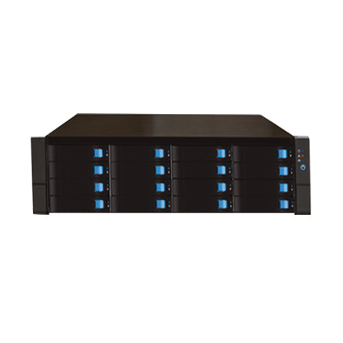 Data storage server 16xHDD 3.5", 3U 19" rack G3900, 8GB ram, 128gb M2