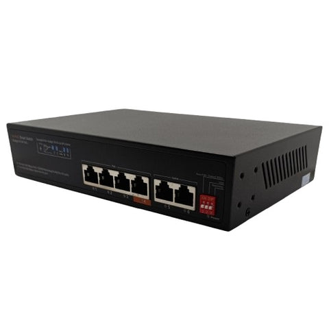 PoE switch 4x Gigabit PoE+2x Gigabit UPLINK, 65W