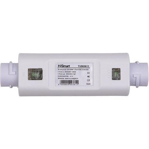 PoE 10/100M Extender 100m, IP66