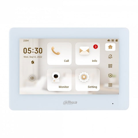 7- inch Color Indoor Monitor VTH5421HW-W